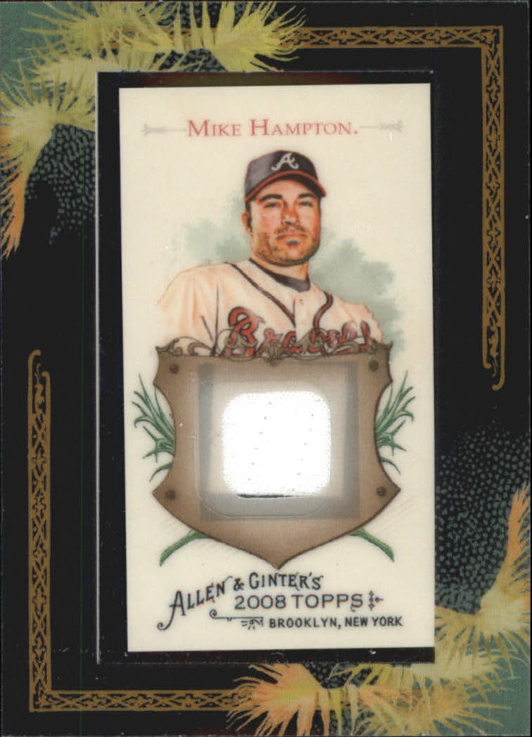 2008 Topps Allen and Ginter Relics #MH Mike Hampton Jsy C