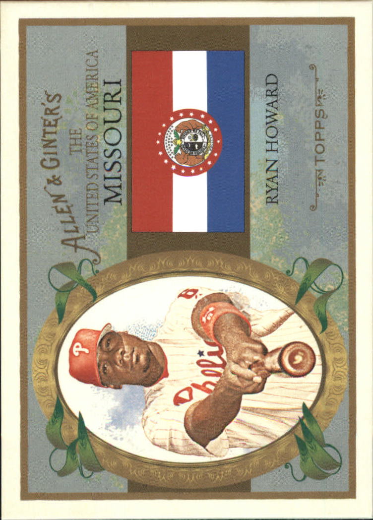 2008 Topps Allen and Ginter United States #US25 Ryan Howard