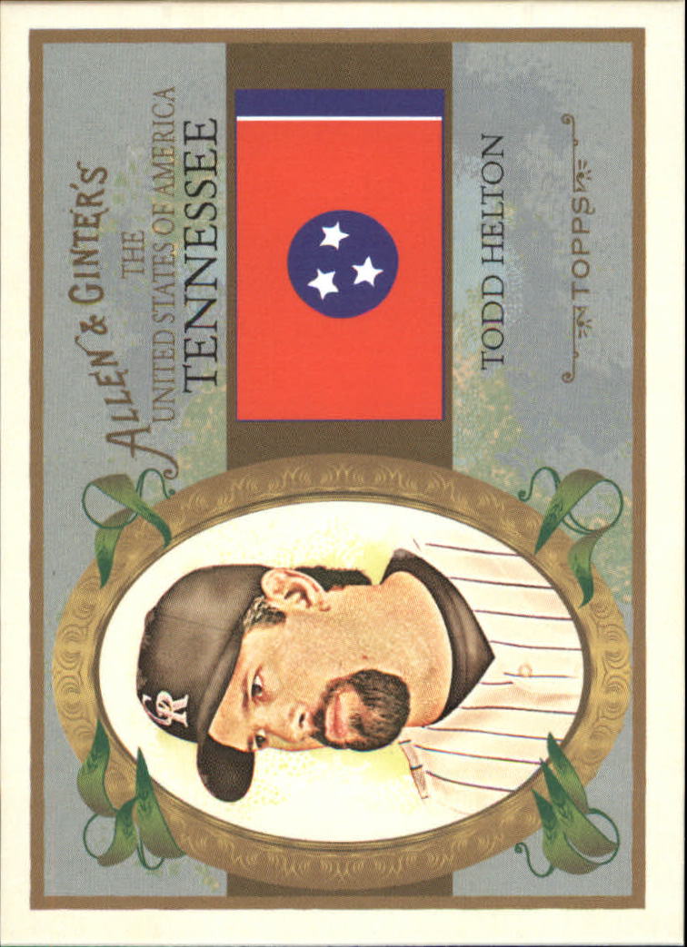 2008 Topps Allen and Ginter United States #US42 Todd Helton