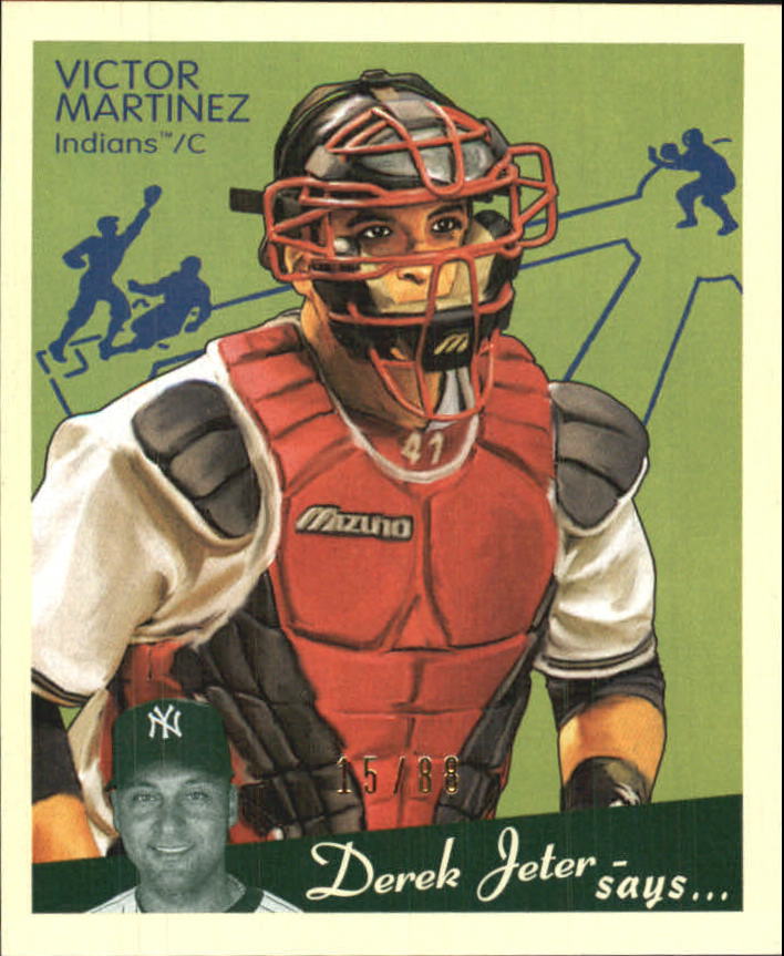 2008 Upper Deck Goudey Mini Green Backs #61 Victor Martinez