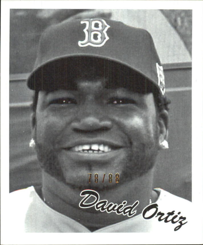 2008 Upper Deck Goudey Mini Green Backs #256 David Ortiz 36 BW