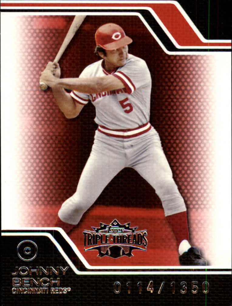 2008 Topps Triple Threads #15 Johnny Bench
