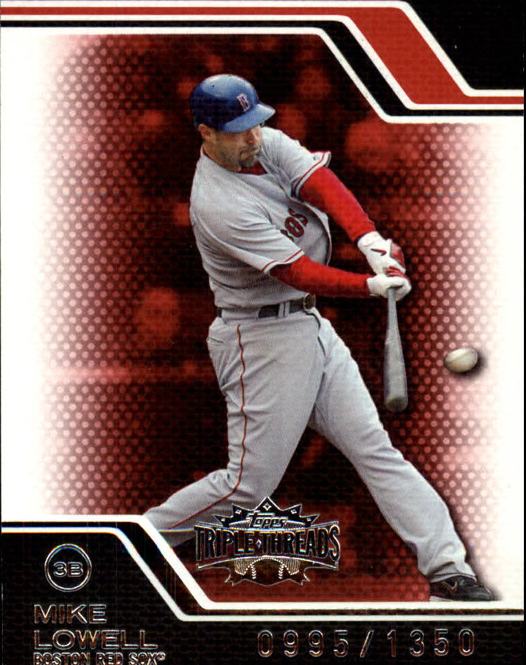 2008 Topps Triple Threads #90 Mike Lowell