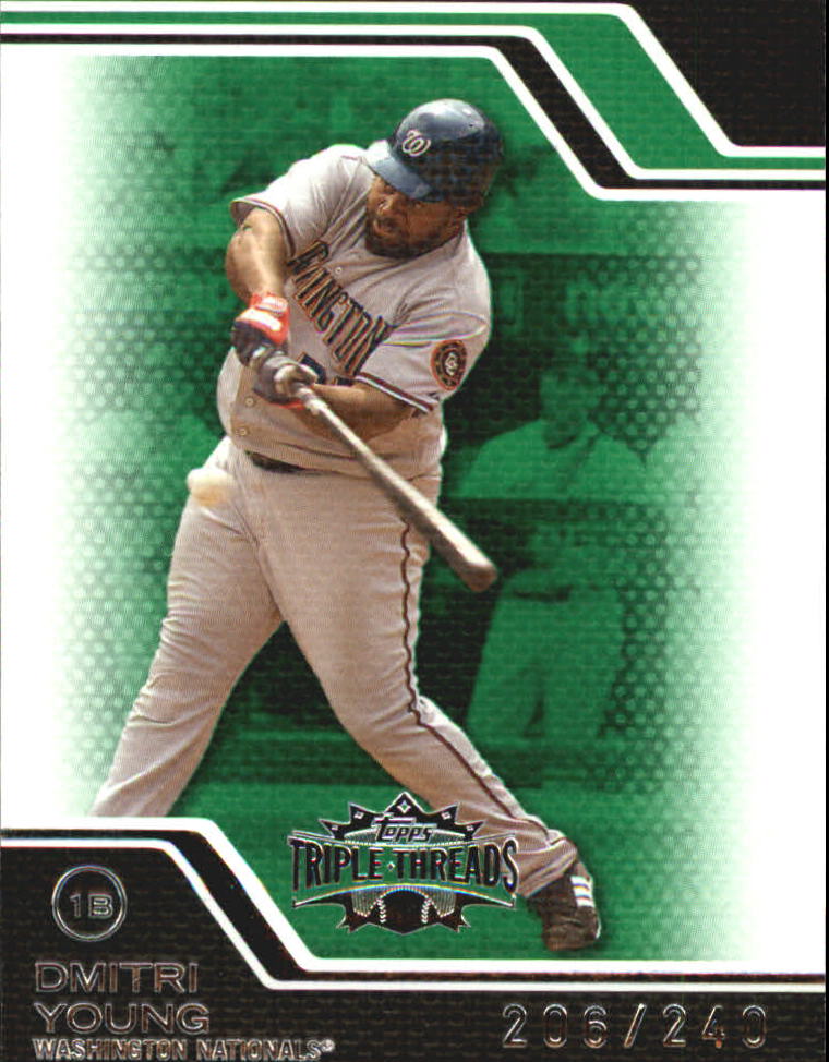 2008 Topps Triple Threads Emerald #54 Dmitri Young