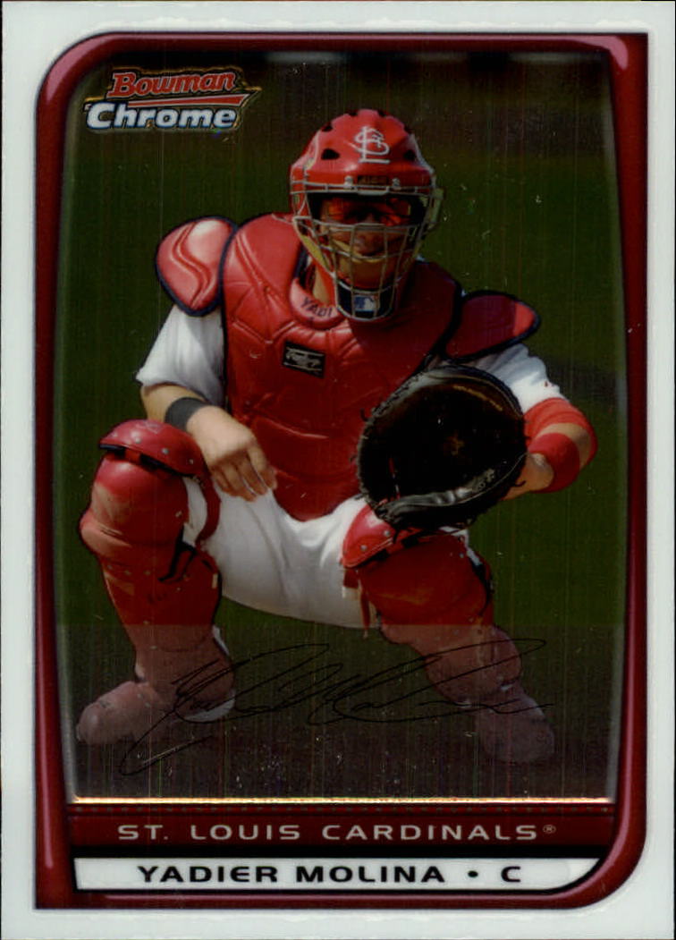 2008 Bowman Chrome St. Louis Cardinals Baseball Card #162 Yadier Molina | eBay