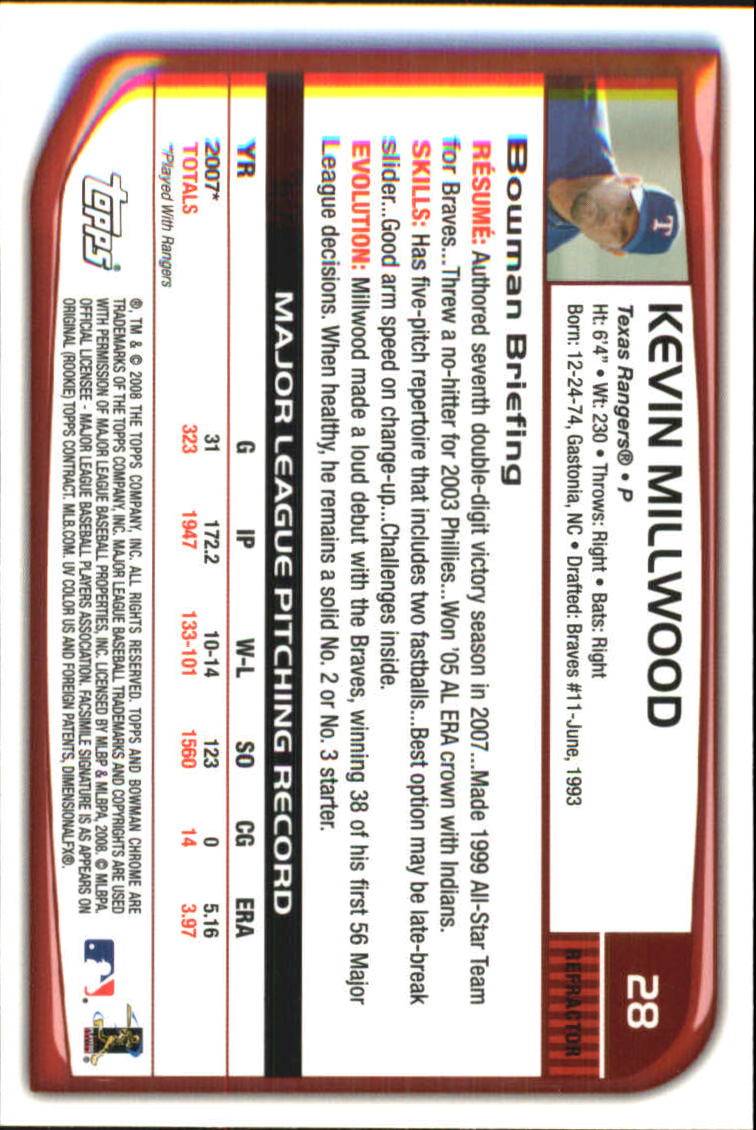 B1057- 2008 Bowman Chrome Refractors BB #s 1-220 -You Pick- 15+ FREE US SHIP - Picture 43 of 329