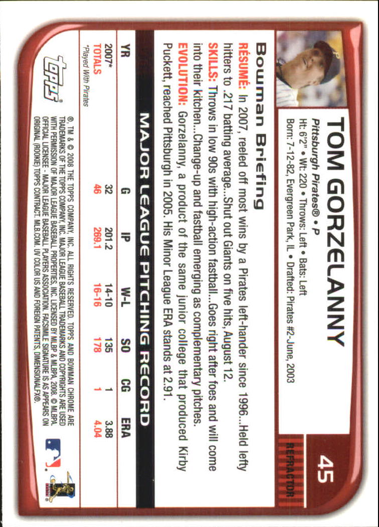 B1057- 2008 Bowman Chrome Refractors BB #s 1-220 -You Pick- 15+ FREE US SHIP - Picture 67 of 329