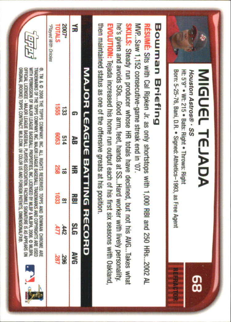 B1057- 2008 Bowman Chrome Refractors BB #s 1-220 -You Pick- 15+ FREE US SHIP - Picture 101 of 329