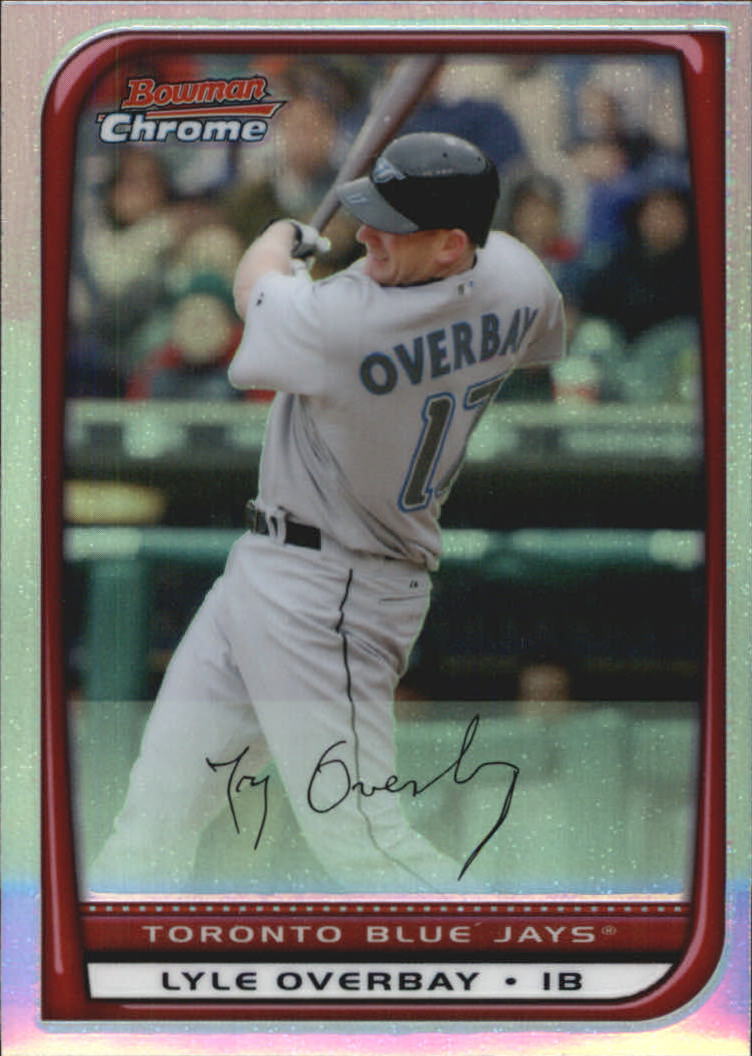 B1057- 2008 Bowman Chrome Refractors BB #s 1-220 -You Pick- 15+ FREE US SHIP - Picture 134 of 329