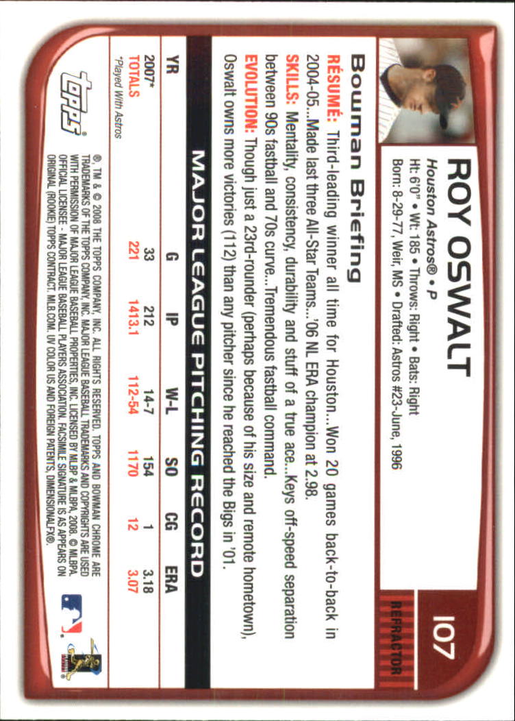 B1057- 2008 Bowman Chrome Refractors BB #s 1-220 -You Pick- 15+ FREE US SHIP - Picture 155 of 329