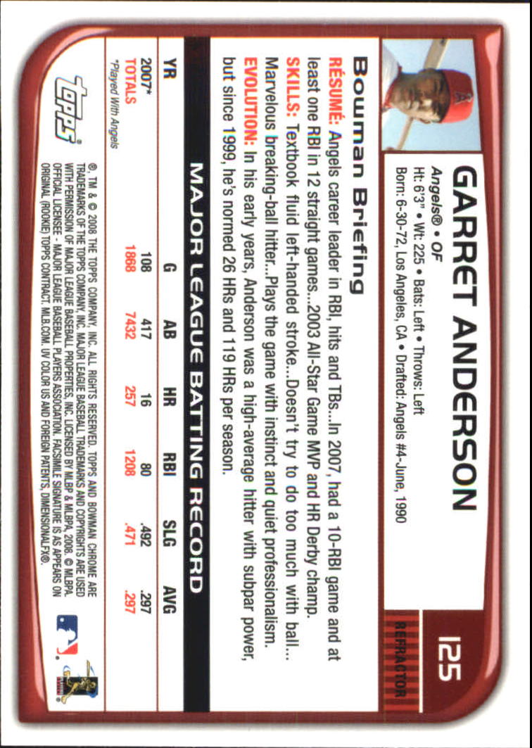 B1057- 2008 Bowman Chrome Refractors BB #s 1-220 -You Pick- 15+ FREE US SHIP - Picture 183 of 329