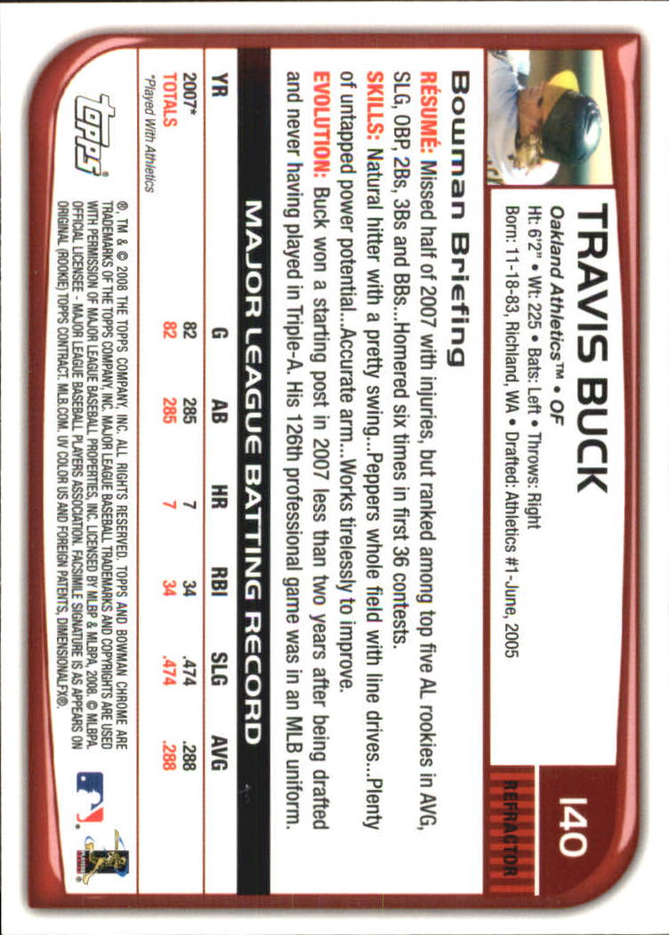 B1057- 2008 Bowman Chrome Refractors BB #s 1-220 -You Pick- 15+ FREE US SHIP - Picture 211 of 329