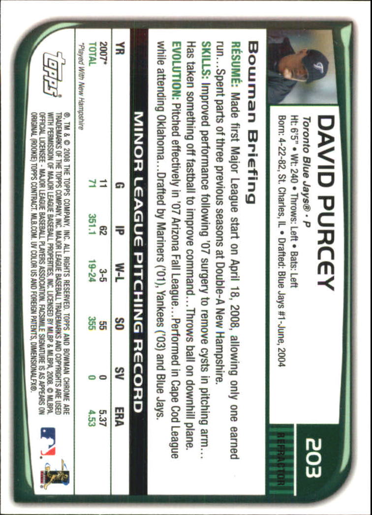B1057- 2008 Bowman Chrome Refractors BB #s 1-220 -You Pick- 15+ FREE US SHIP - Picture 299 of 329
