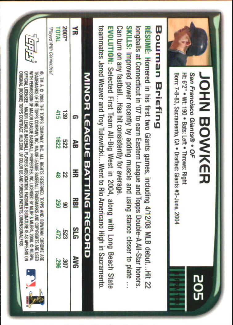 B1057- 2008 Bowman Chrome Refractors BB #s 1-220 -You Pick- 15+ FREE US SHIP - Picture 303 of 329