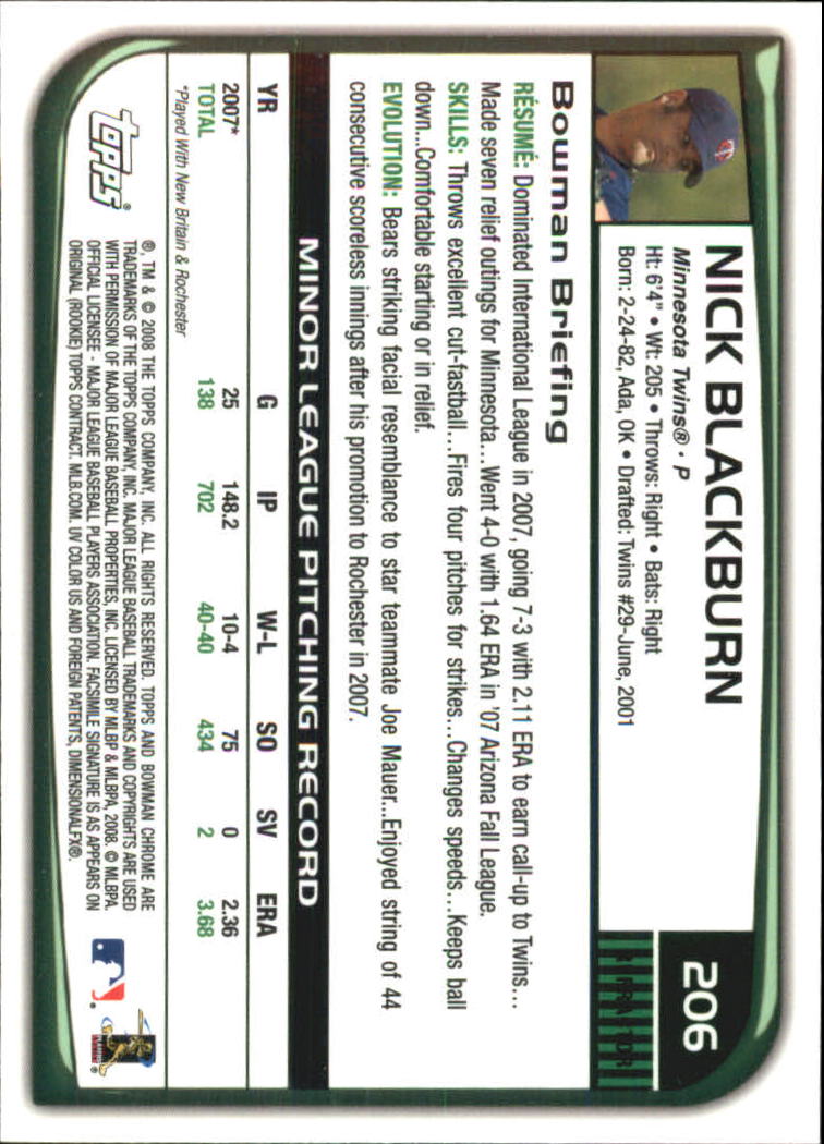 B1057- 2008 Bowman Chrome Refractors BB #s 1-220 -You Pick- 15+ FREE US SHIP - Picture 305 of 329