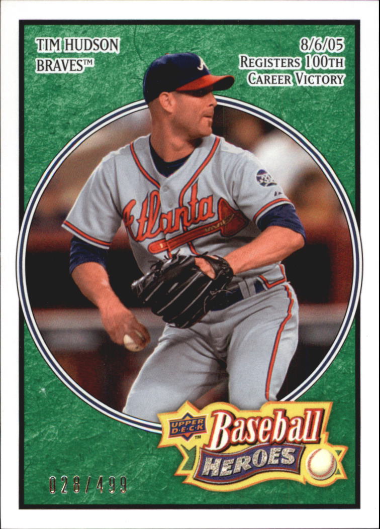 2008 Upper Deck Heroes Emerald #13 Tim Hudson
