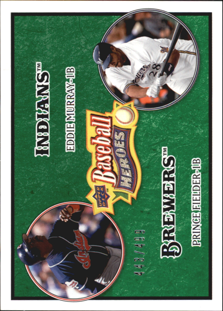 2008 Upper Deck Heroes Emerald #181 Eddie Murray/Prince Fielder