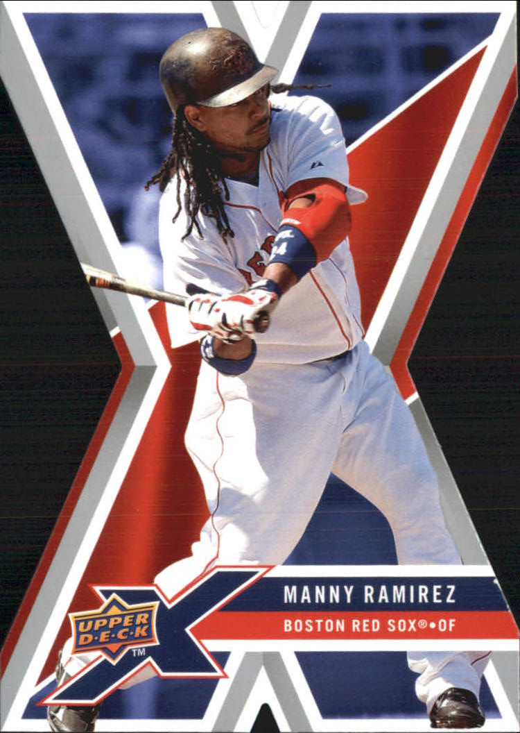 2008 Upper Deck X Die Cut #13 Manny Ramirez