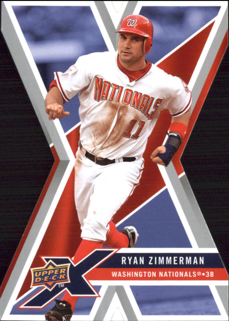 2008 Upper Deck X Die Cut #99 Ryan Zimmerman