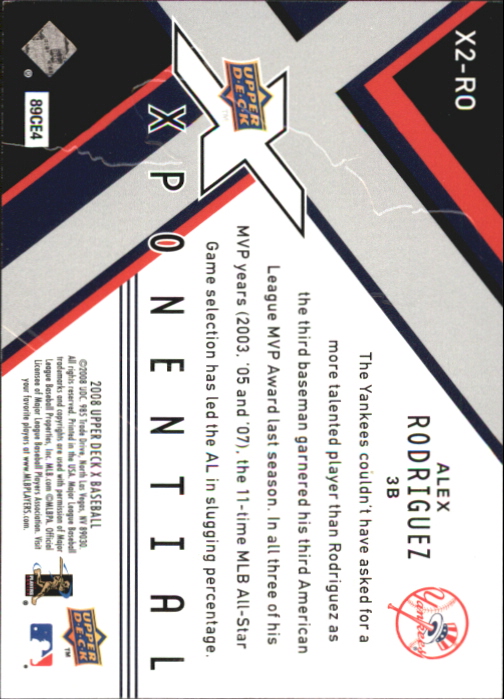 A8226- 2008 Upper Deck X BB Card #s 1-100 +Inserts -You Pick- 15+ FREE US SHIP - Picture 383 of 405