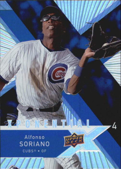 2008 Upper Deck X Xponential 4 #AS Alfonso Soriano