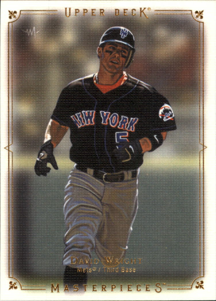 2008 UD Masterpieces #54 David Wright