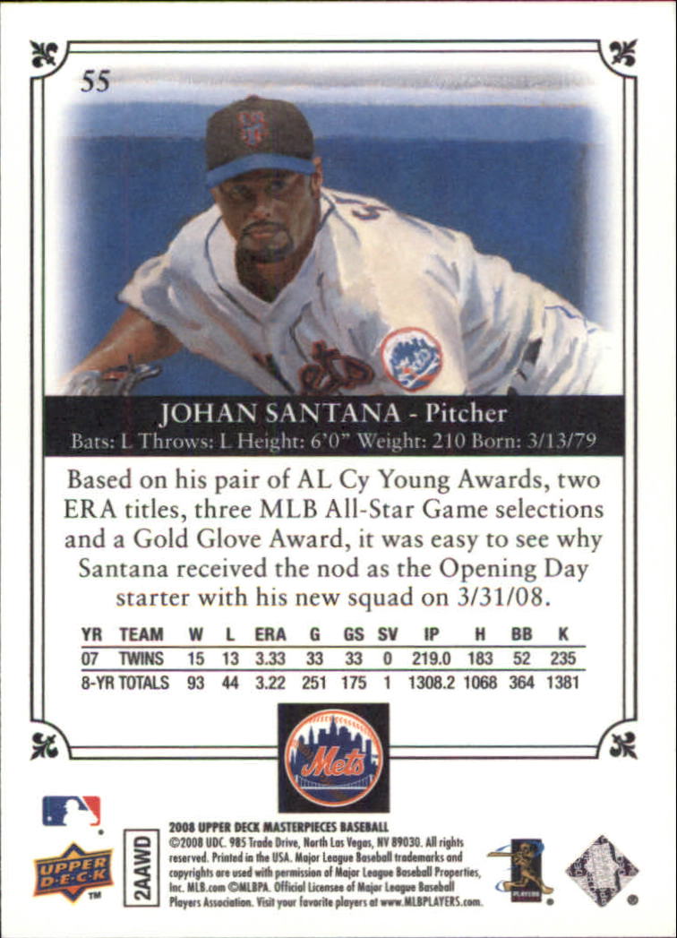 2003 Topps Baseball Card #384 Johan Santana