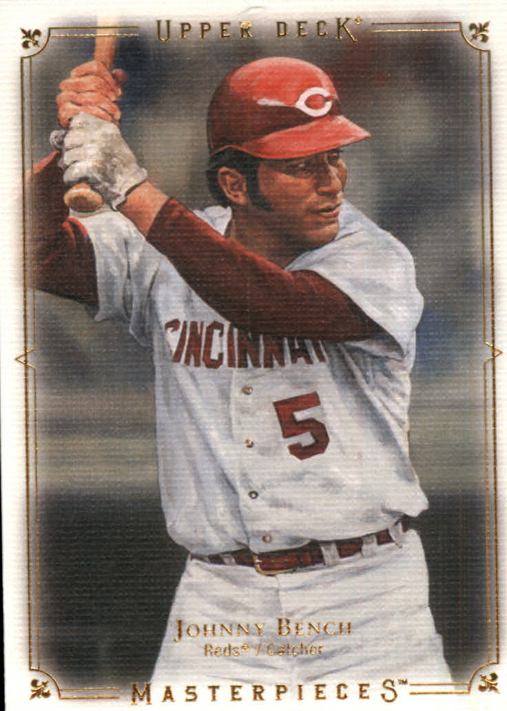 2008 UD Masterpieces #98 Johnny Bench SP