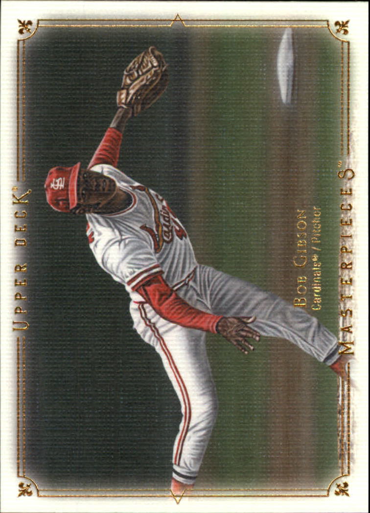 2008 UD Masterpieces #118 Bob Gibson SP