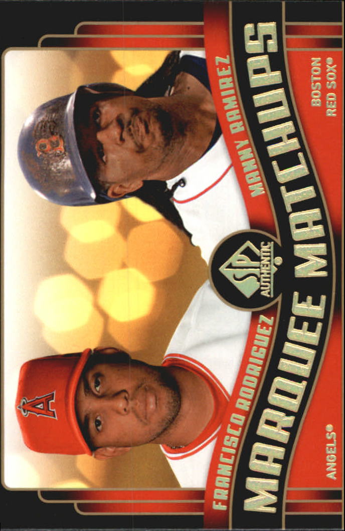 2008 SP Authentic Marquee Matchups #MM44 Francisco Rodriguez/Manny Ramirez