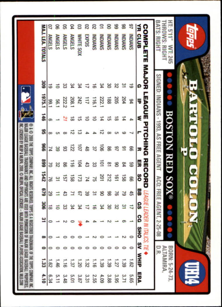 2008 Topps Update Baseball Card Pick (Base) 1-100