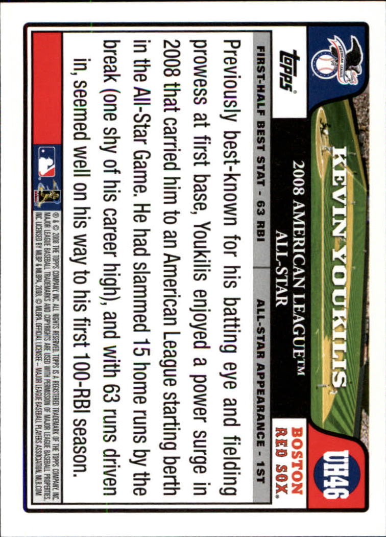 2008 Topps Update Baseball Card Pick (Base) 1-100