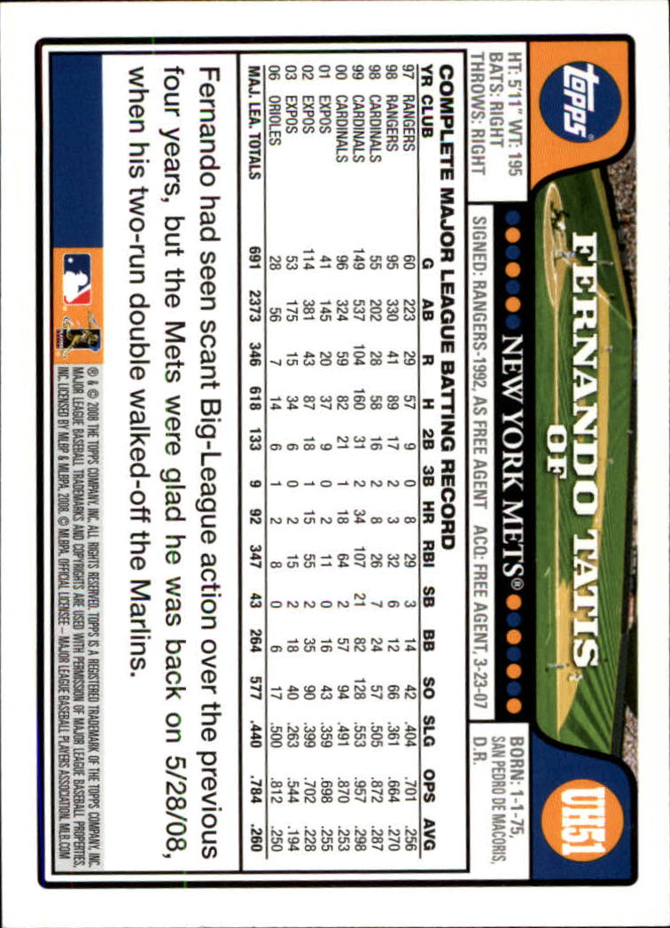 2008 Topps Update Baseball Card Pick (Base) 1-100