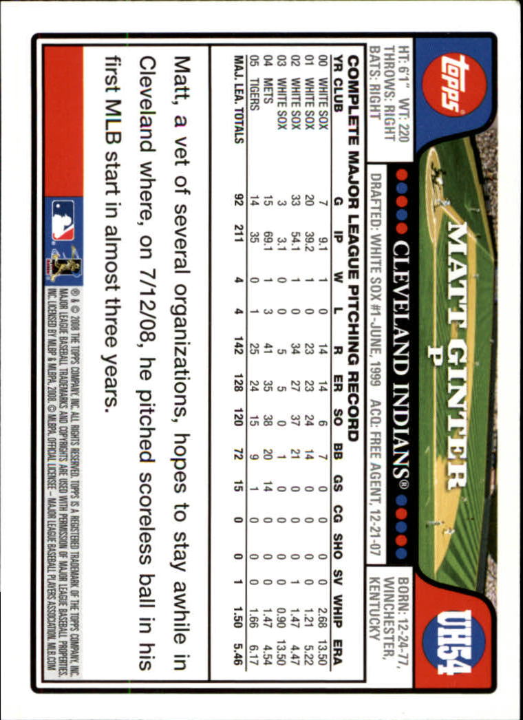 2008 Topps Update Baseball Card Pick (Base) 1-100