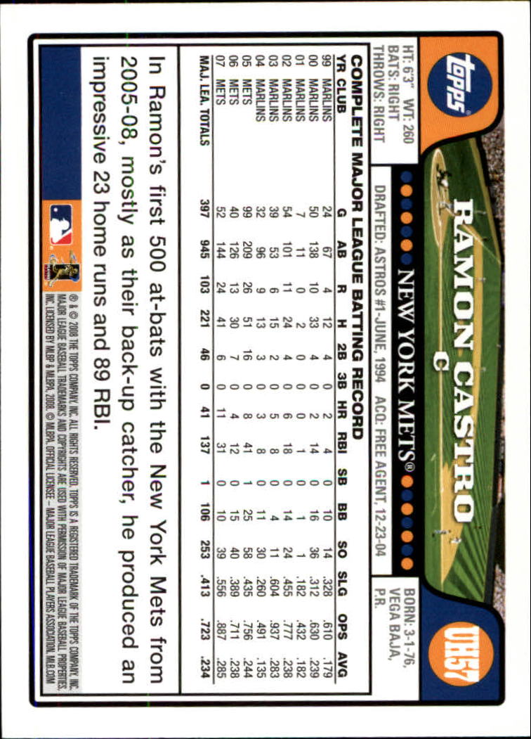 2008 Topps Update Baseball Card Pick (Base) 1-100