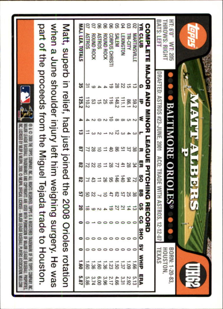 2008 Topps Update Baseball Card Pick (Base) 1-100