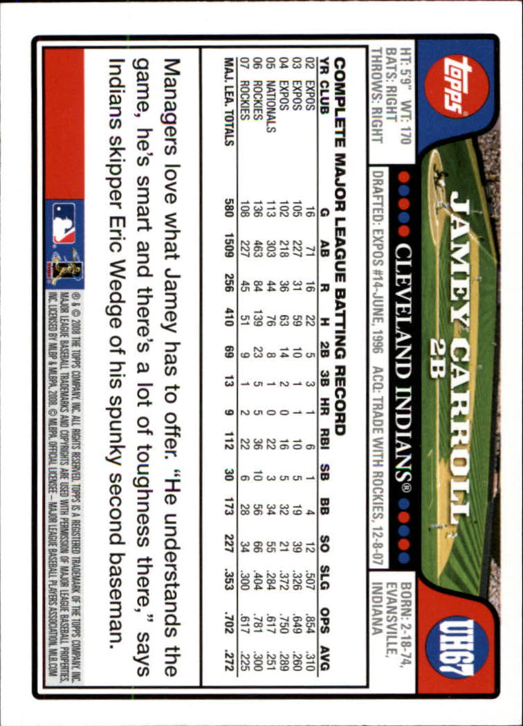 2008 Topps Update Baseball Card Pick (Base) 1-100