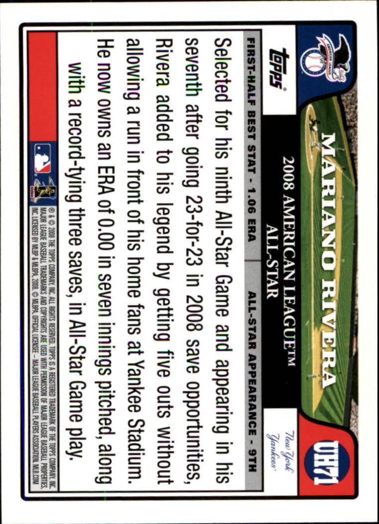 2008 Topps Update Baseball Card Pick (Base) 1-100