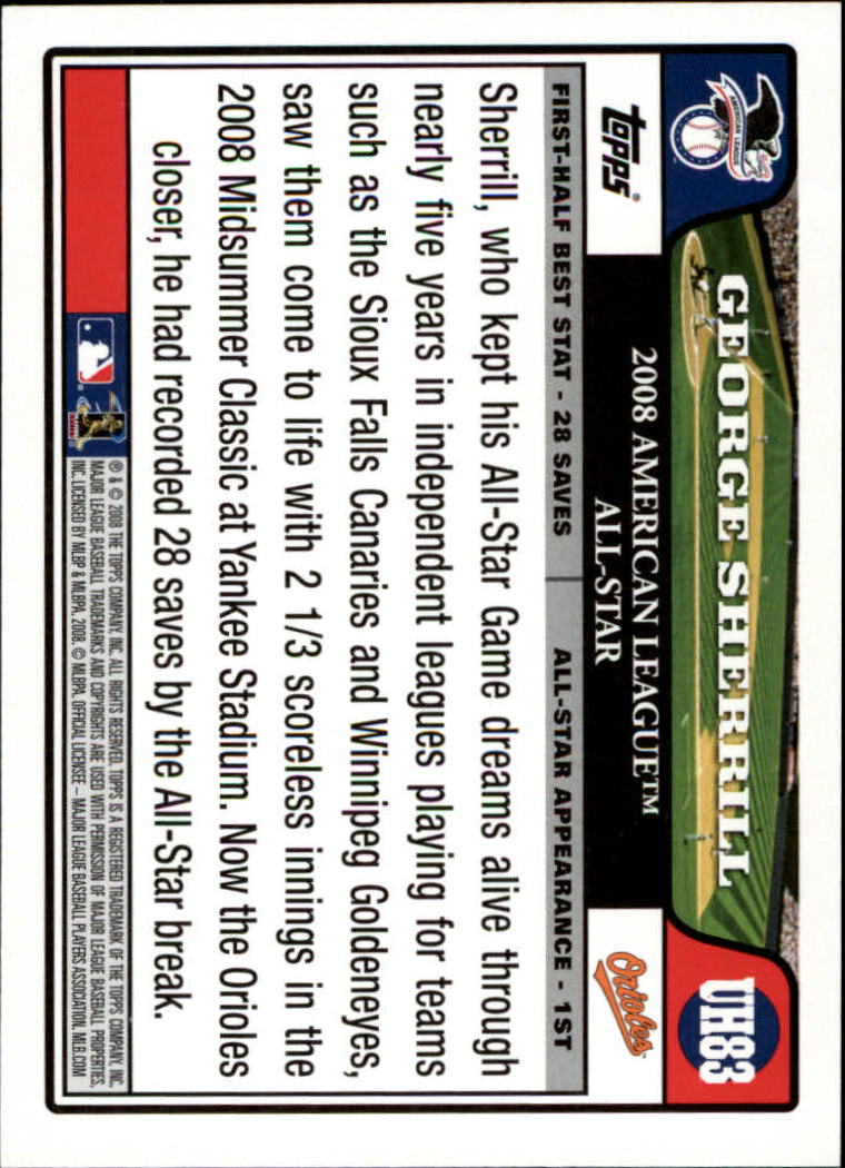 2008 Topps Update Baseball Card Pick (Base) 1-100