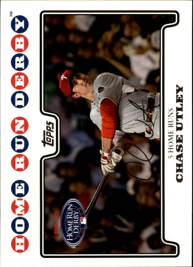 2008 Topps Update #UH184 Chase Utley HRD
