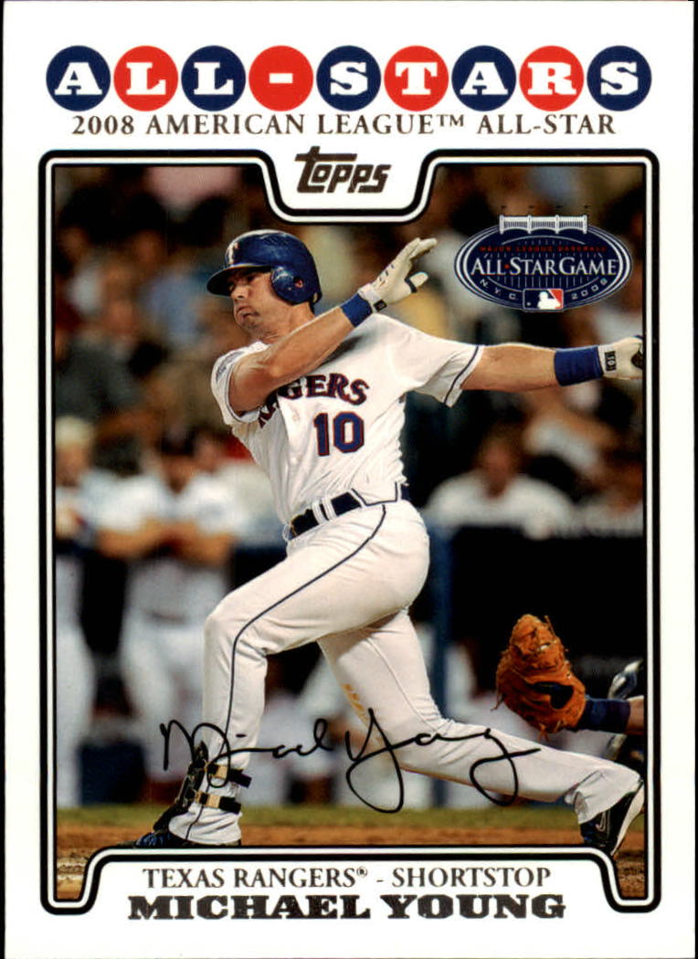 2008 Topps Update #UH197 Michael Young AS
