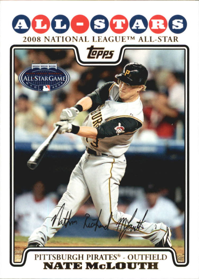 2008 Topps Update Gold Foil #UH34 Nate McLouth AS