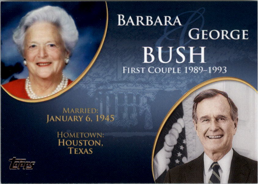 2008 Topps Update First Couples #FC39 George Bush /Barbara Bush