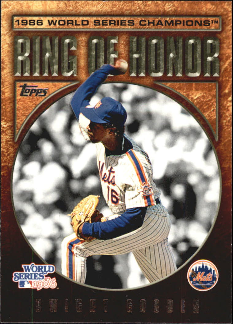 2008 Topps Update Ring of Honor 1986 New York Mets #DG Dwight Gooden