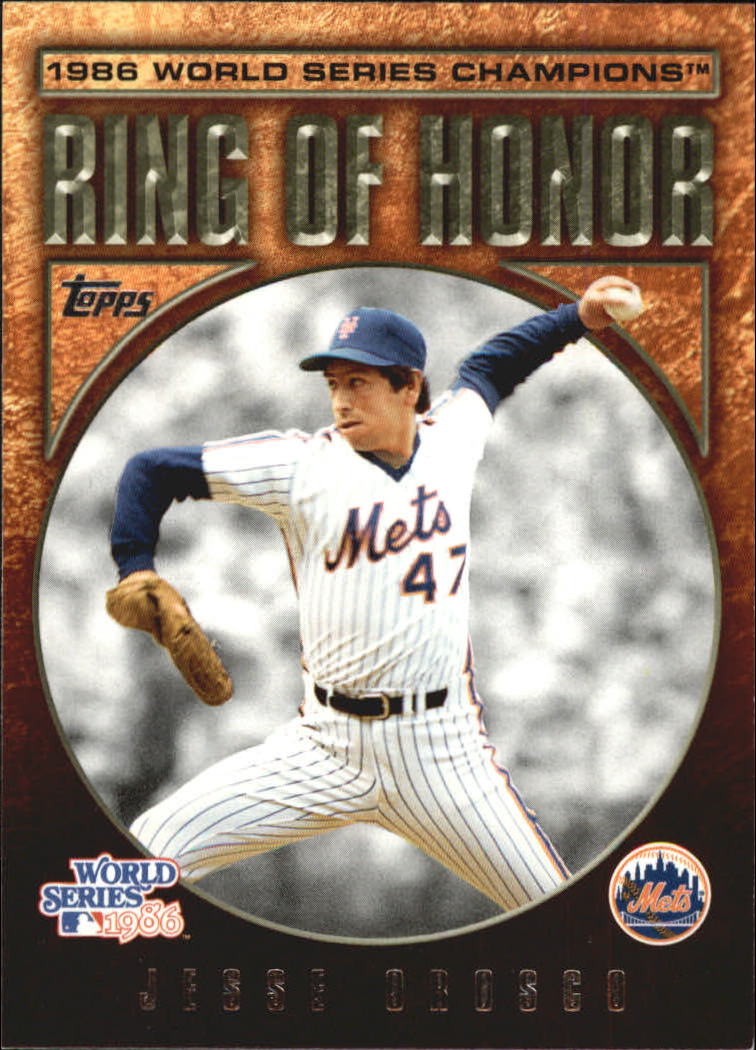 2008 Topps Update Ring of Honor 1986 New York Mets #JO Jesse Orosco