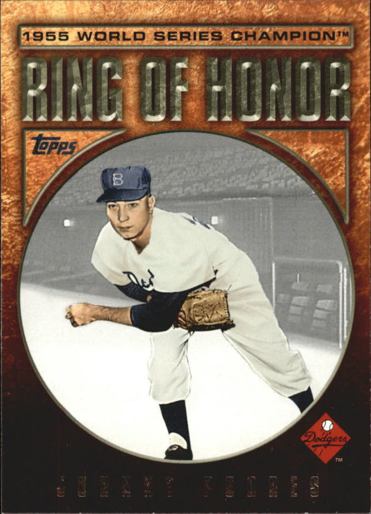 2008 Topps Update Ring of Honor World Series Champions #JP Johnny Podres