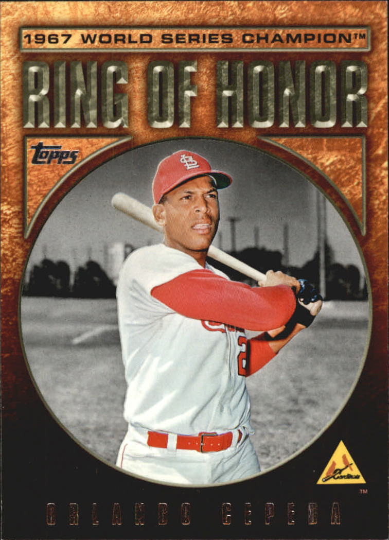 2008 Topps Update Ring of Honor World Series Champions #OC Orlando Cepeda