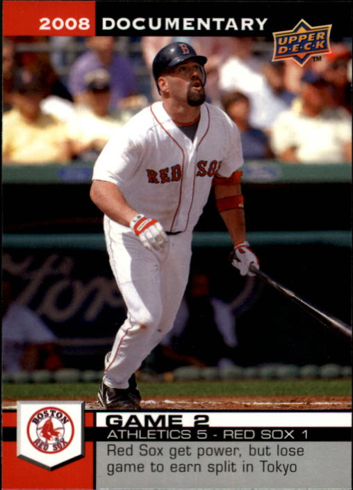 2008 Upper Deck Documentary #42 Kevin Youkilis