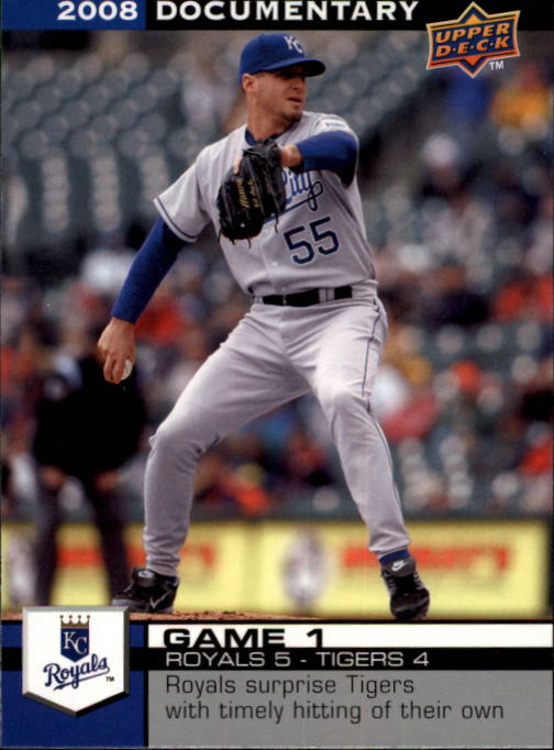 2008 Upper Deck Documentary #131 Gil Meche