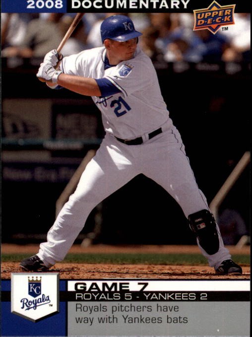 2008 Upper Deck Documentary #137 Billy Butler